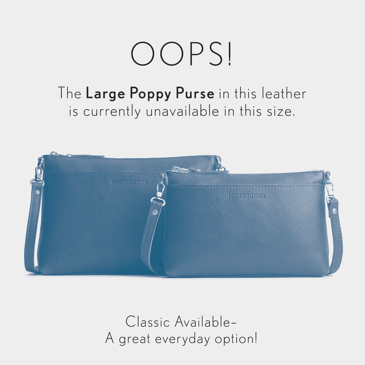 Flamenco*Large | Oops out of stock infographic