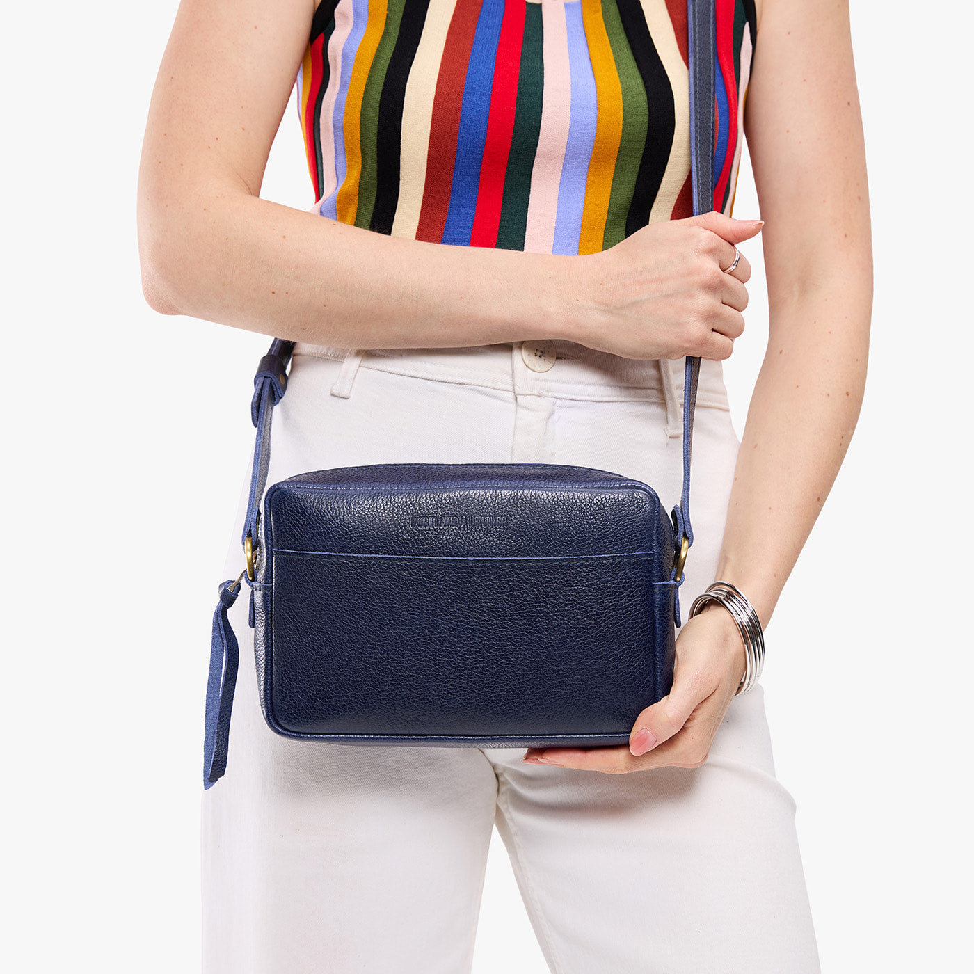 Cobalt*Large | Mid-size rectangular crossbody with adjustable strap