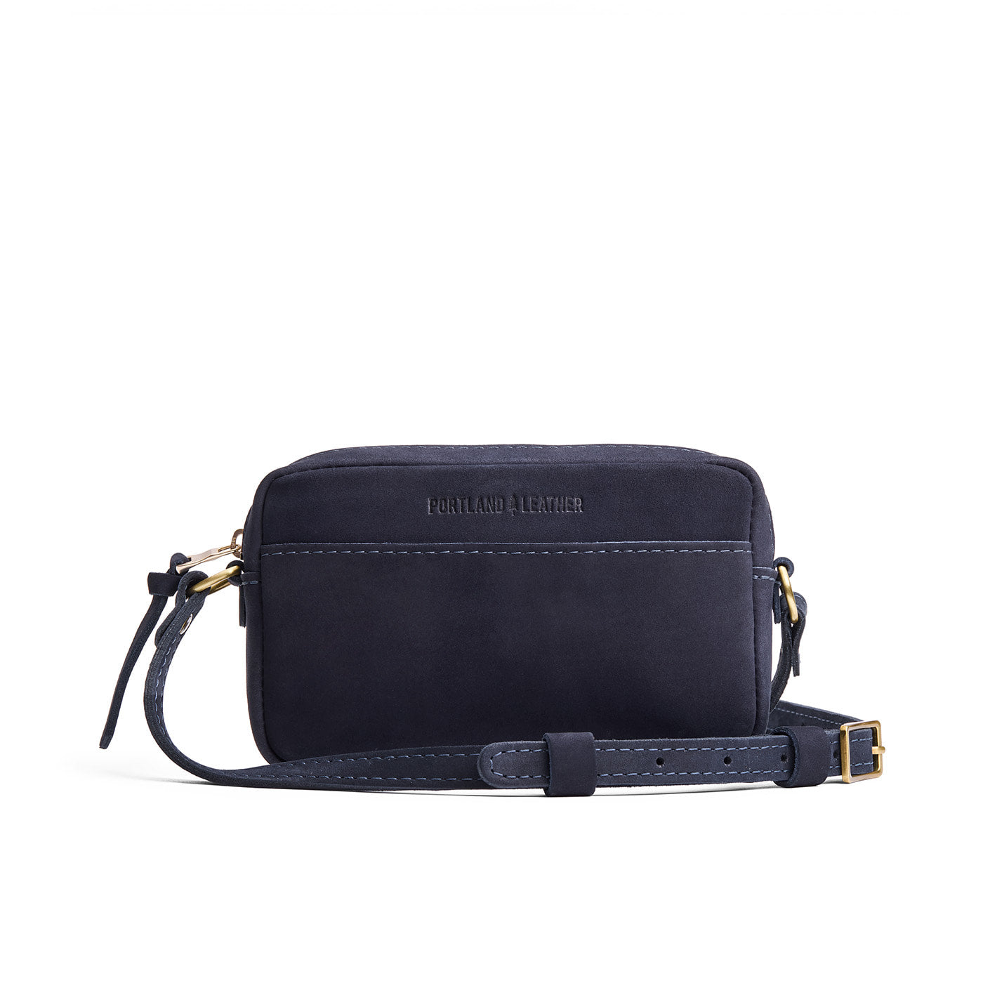 Velvet Blue*Small | Petite rectangular crossbody with adjustable strap