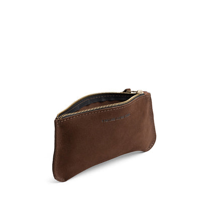 Stagecoach*Large | Small pouch with a top zipper and unique curved bottom