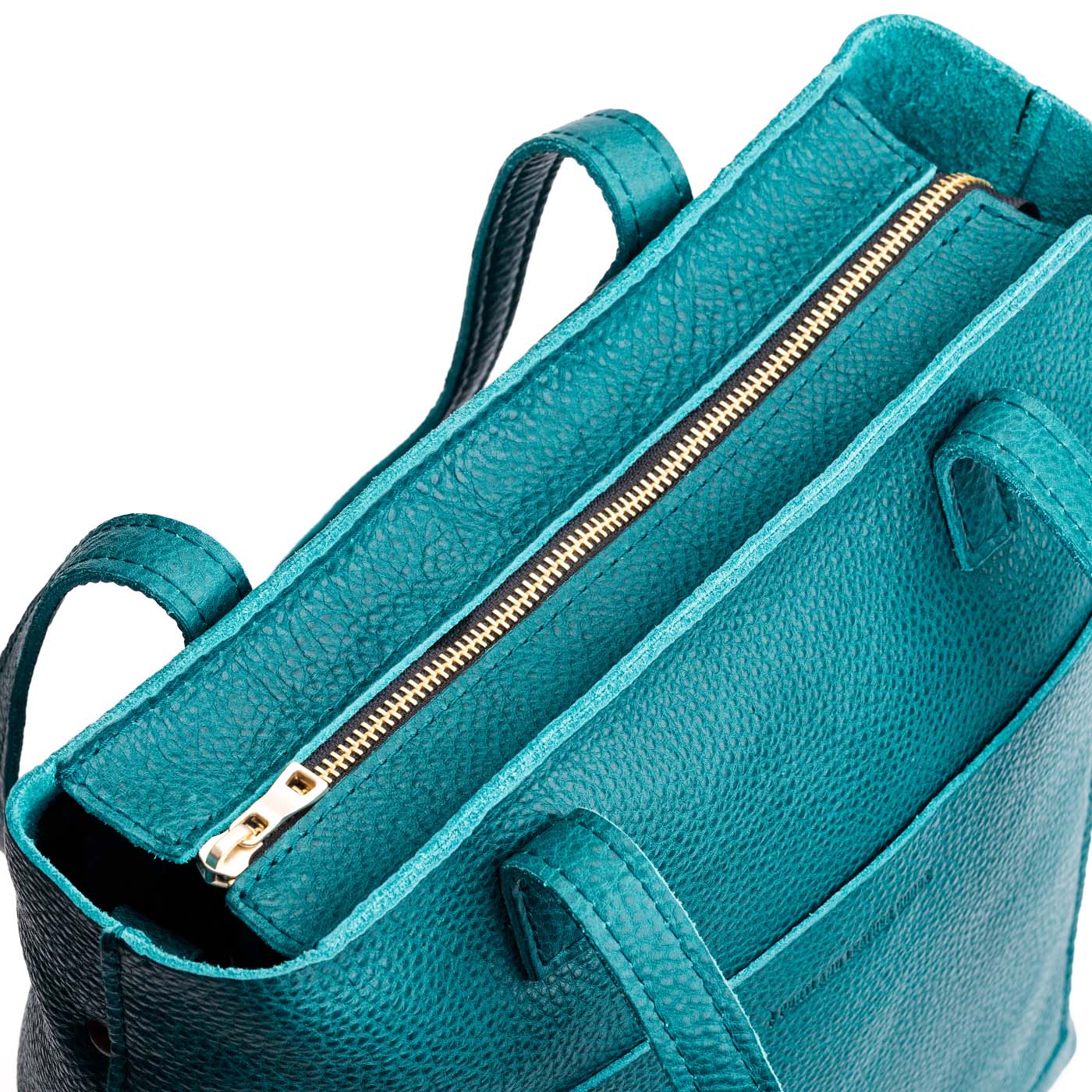 Aquarius*Zipper | Medium Tote with dual shoulder straps and crossbody strap