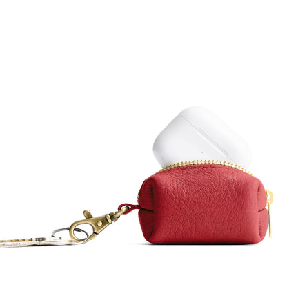 All Color: Sugar | Leather small keychain pouch