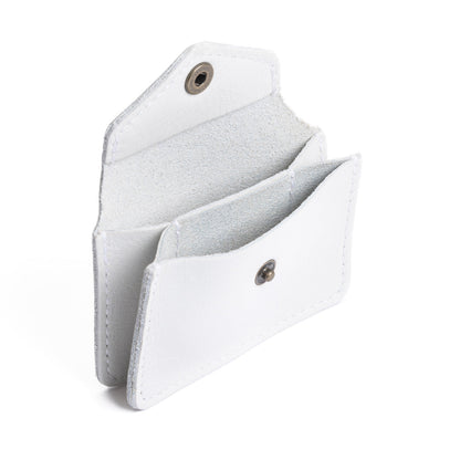 Pearl*Classic | Small leather wallet with snap closure
