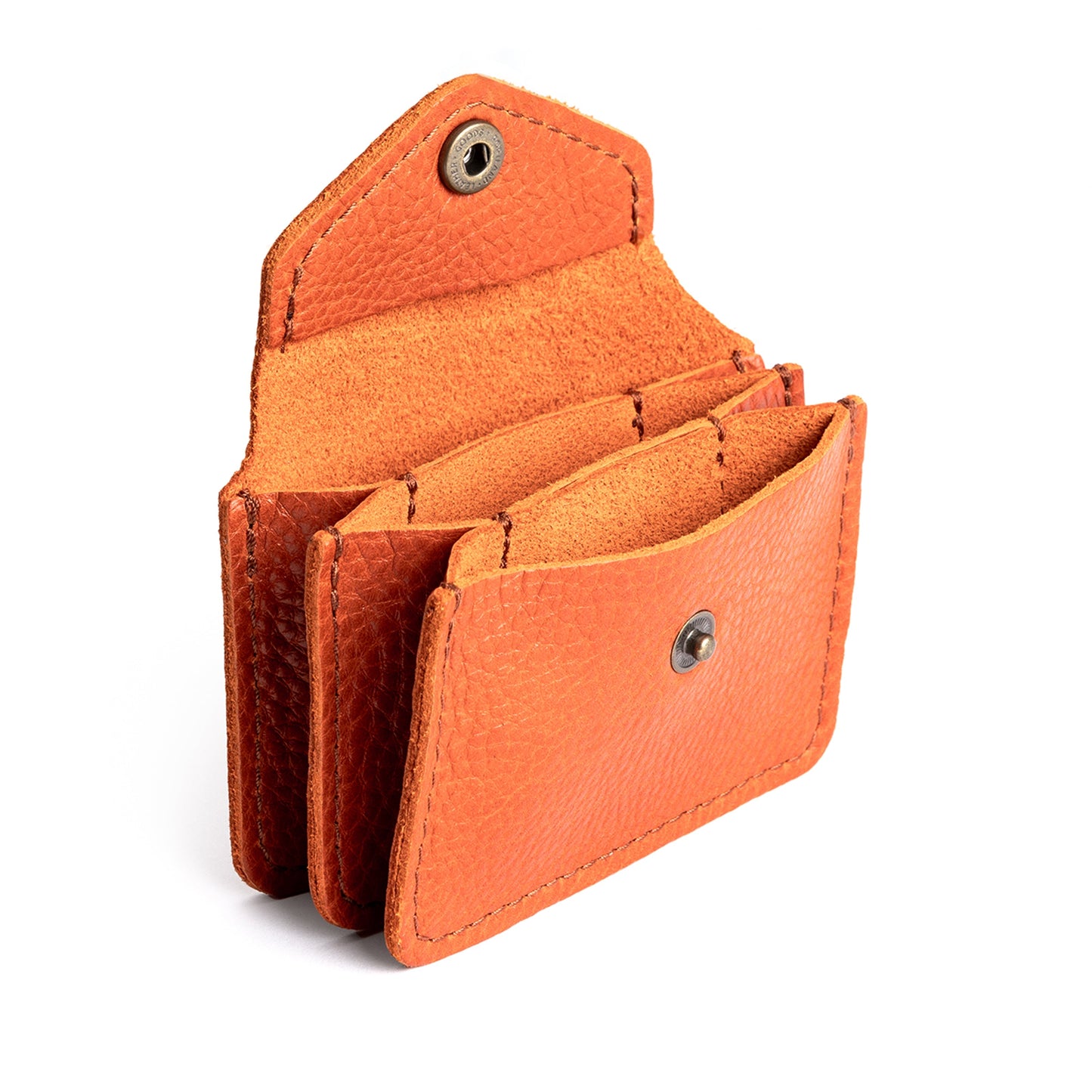 Koi*Plus | Small leather wallet with snap closure