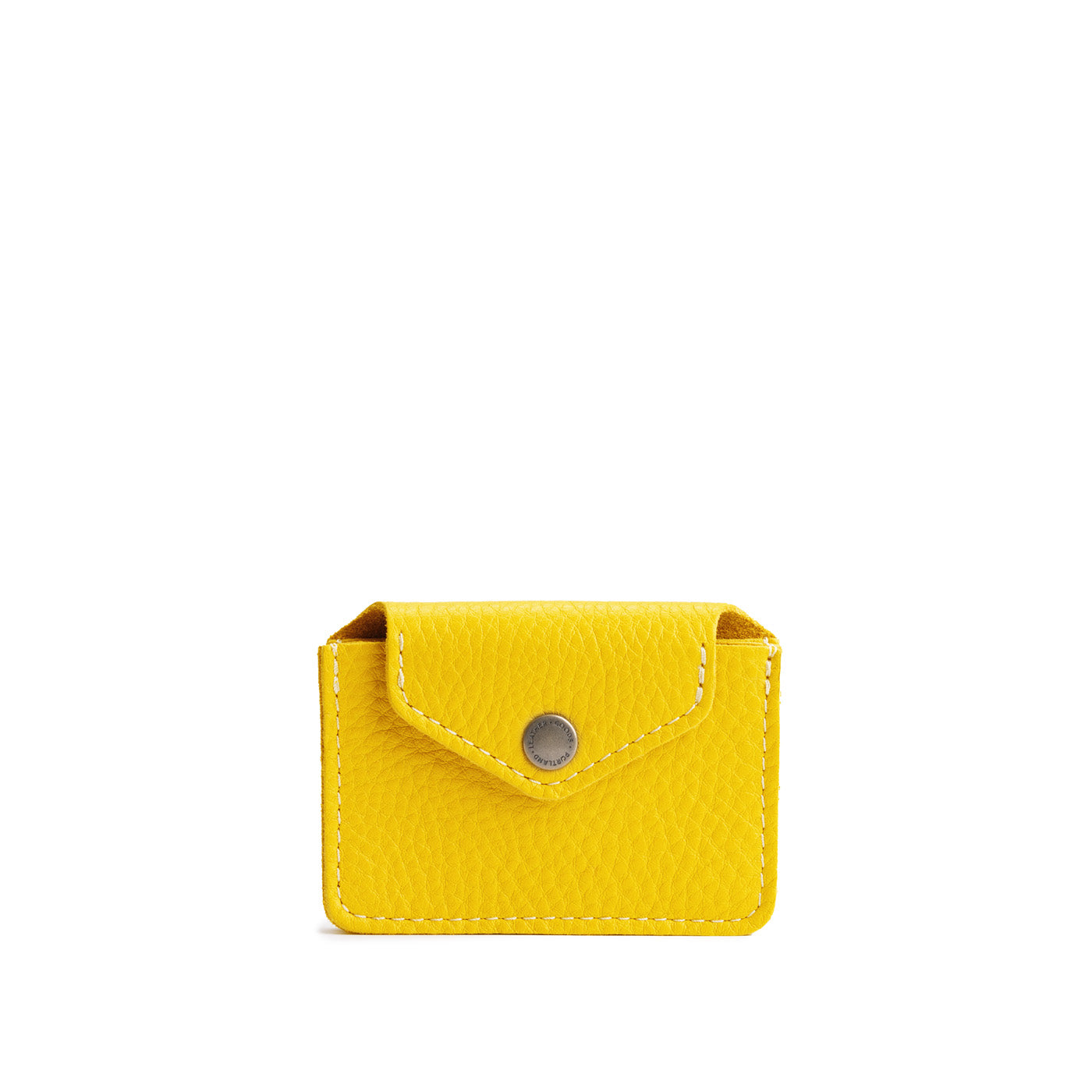 Naples | Small leather wallet with snap closure