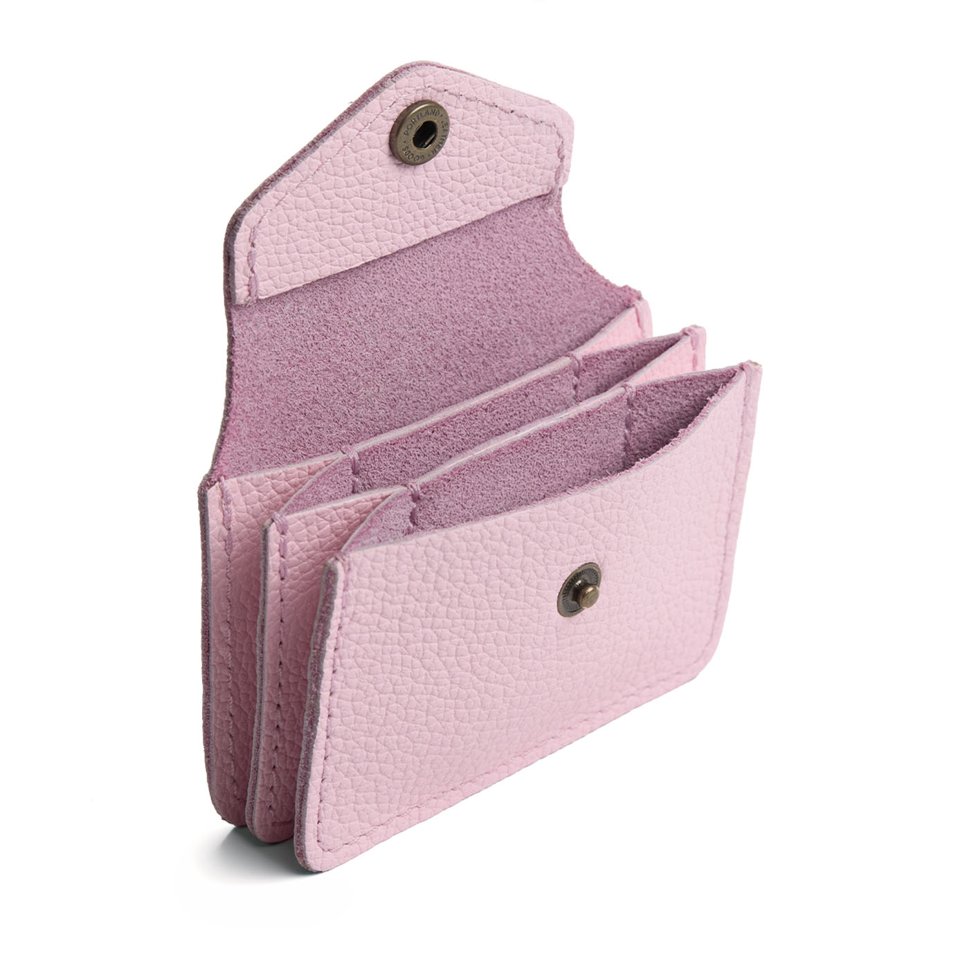 Pinkaboo*Plus | Small leather wallet with snap closure