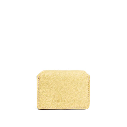 Butter Bliss | Small leather wallet with snap closure
