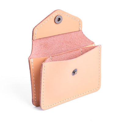 Mamey*Classic | Small leather wallet with snap closure