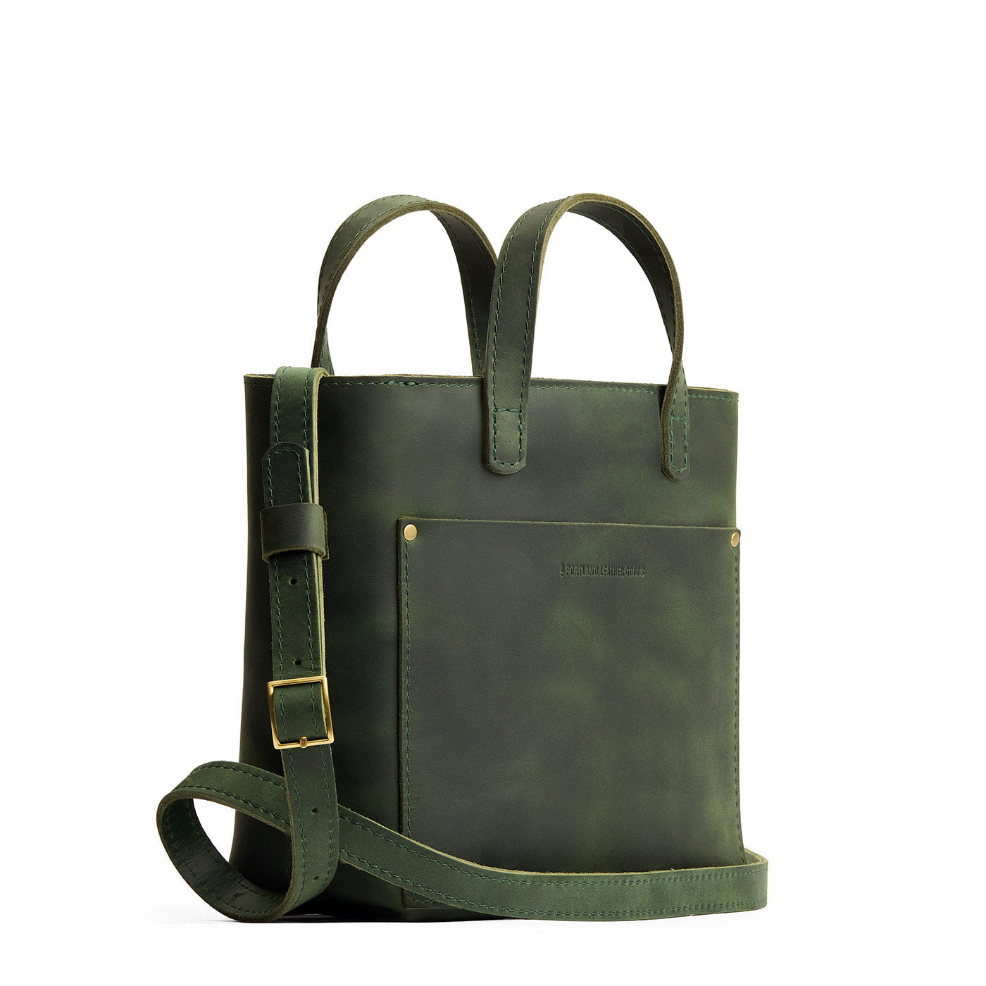 Evergreen*Zipper | Crossbody tote bag with zipper closure and front pocket