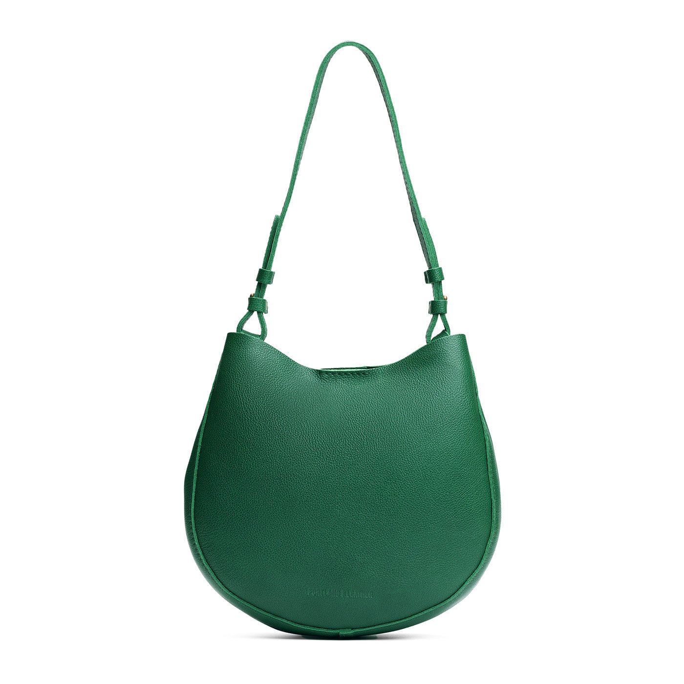 Bacalar*Medium | Rounded shoulder bag with adjustable strap on a white background