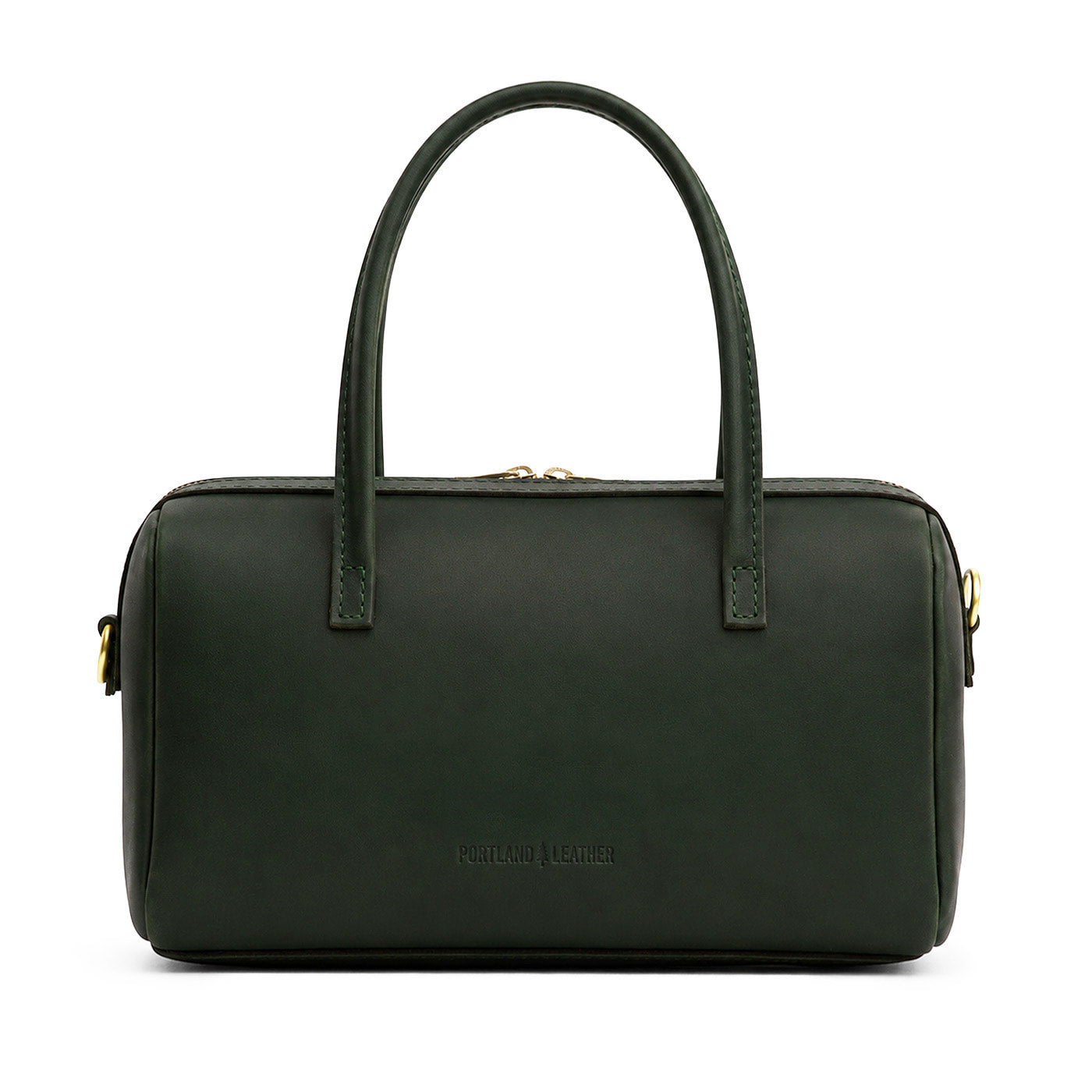 Evergreen*Oversized | Mini duffle shaped handbag with crossbody strap