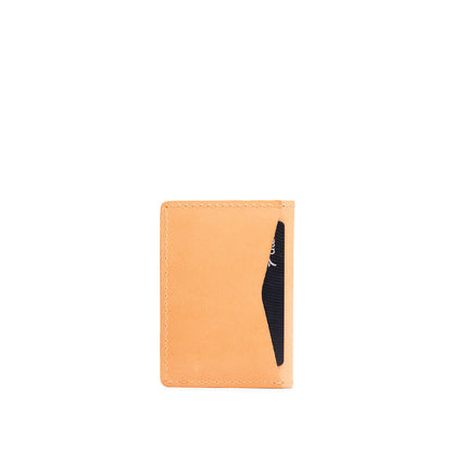 Vertical cardholder with six card slots on a white background