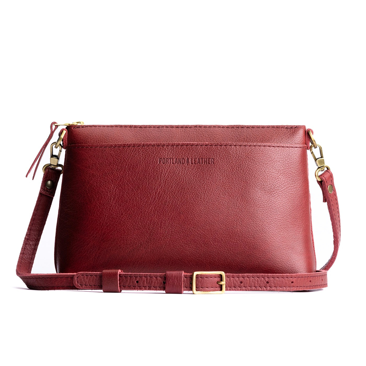 Flamenco*Small | Zip top petite crossbody bag with detachable strap