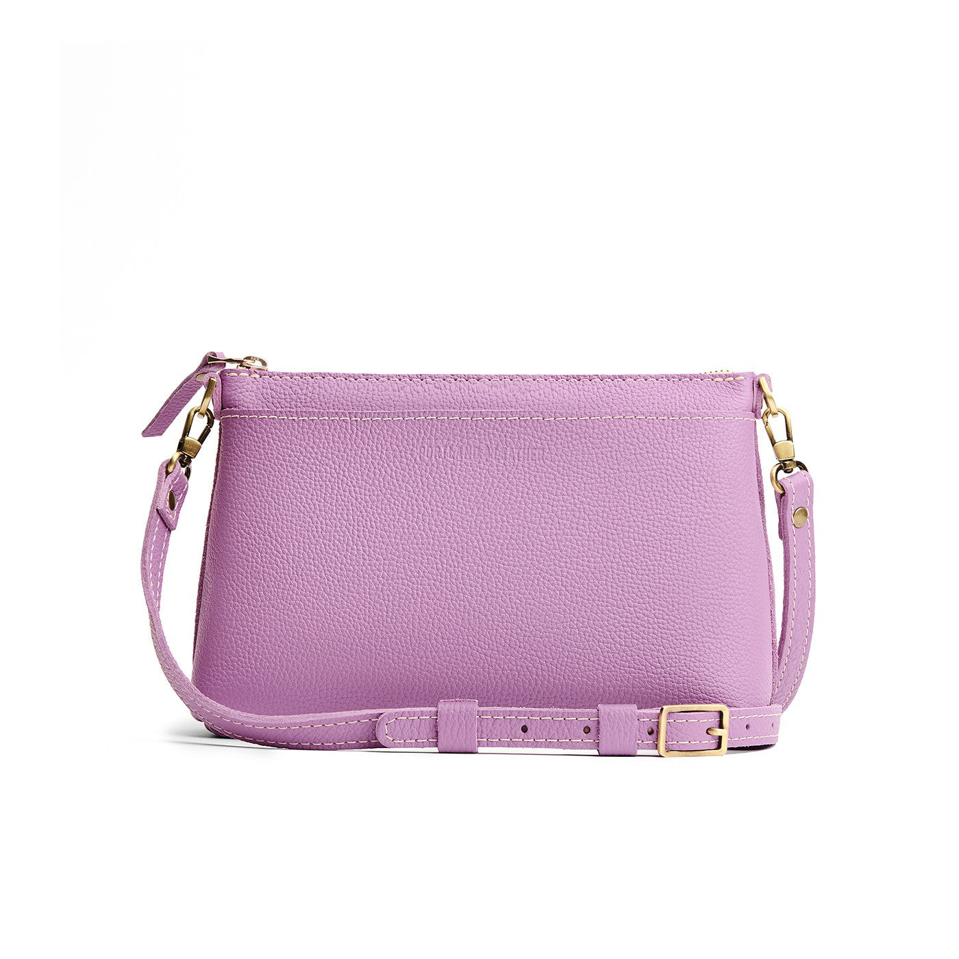 Calla Lily*Small | Zip top petite crossbody bag with detachable strap