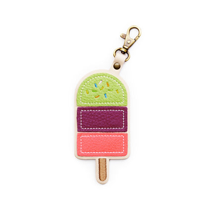 Sugar Snap | Popsicle keychain with a lobster clasp