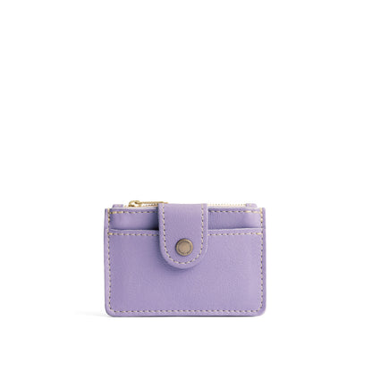 Wisteria | Compact wallet with snap closure and zippered pouch