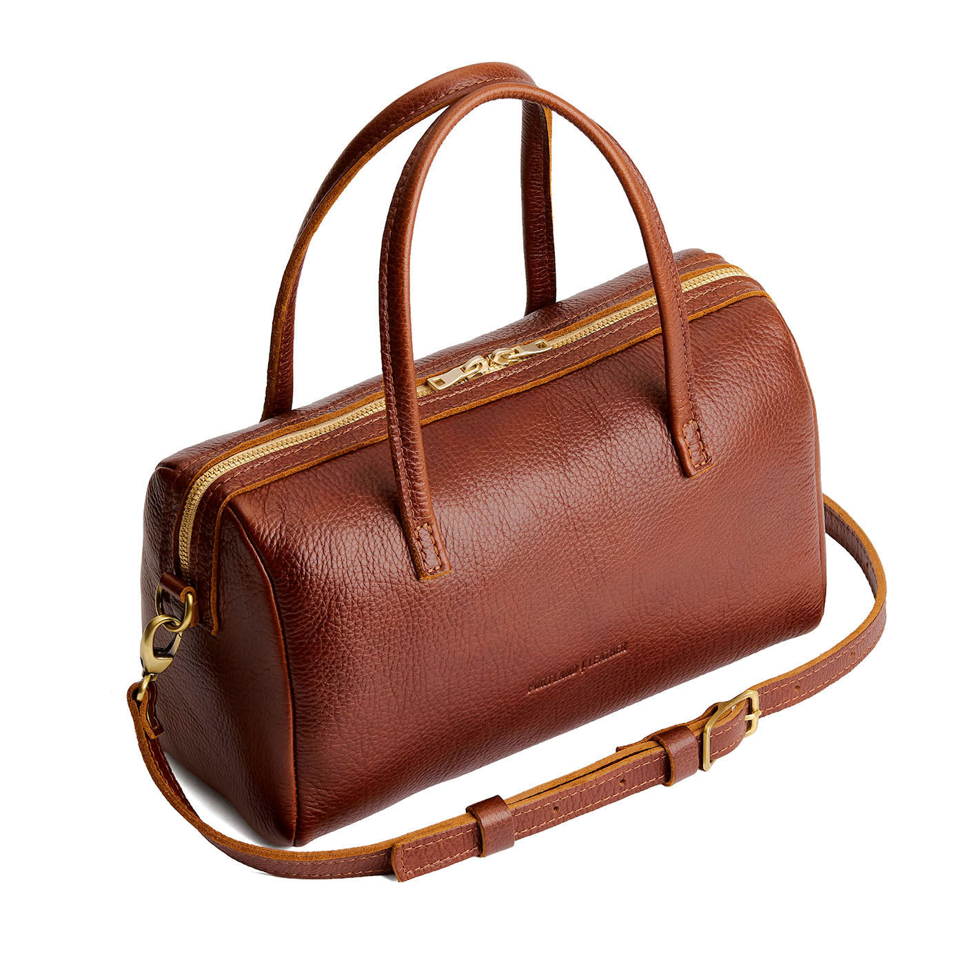 Nutmeg*Oversized | Mini duffle shaped handbag with crossbody strap