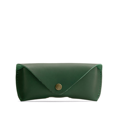 Aruba | Leather sunglasses case with snap closure