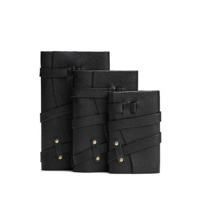 Pebbled--black | Wrap Journal comparison