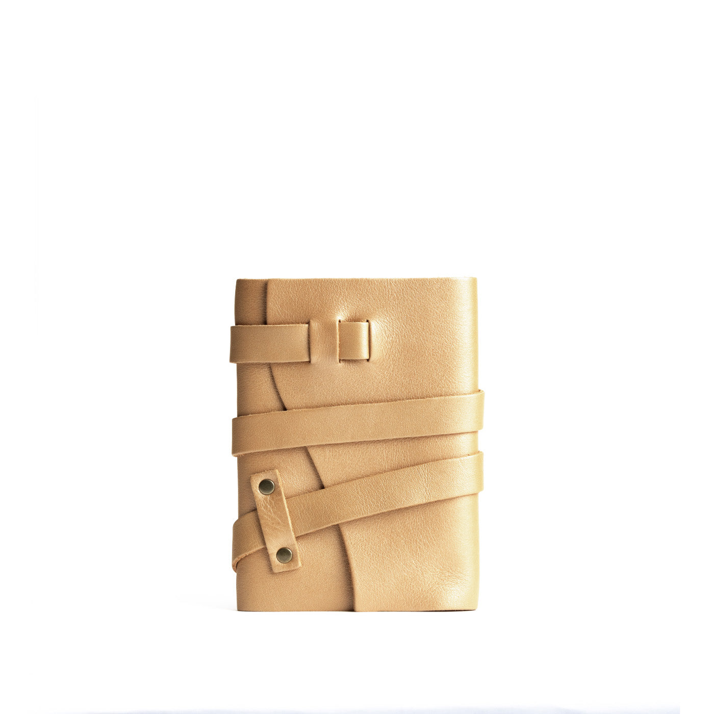 Champagne*Small | Wrap Journal closed